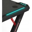 Gamer asztal RGB LED Világítással 120 cm - Több színben
