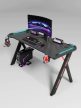 Gamer asztal RGB LED Világítással 120 cm - Több színben