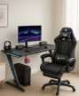 Gamer asztal LED Világítással 120 cm - BG04 - Több színben
